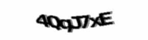 Security check image, please type the characters shown