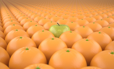 green-apple-among-oranges