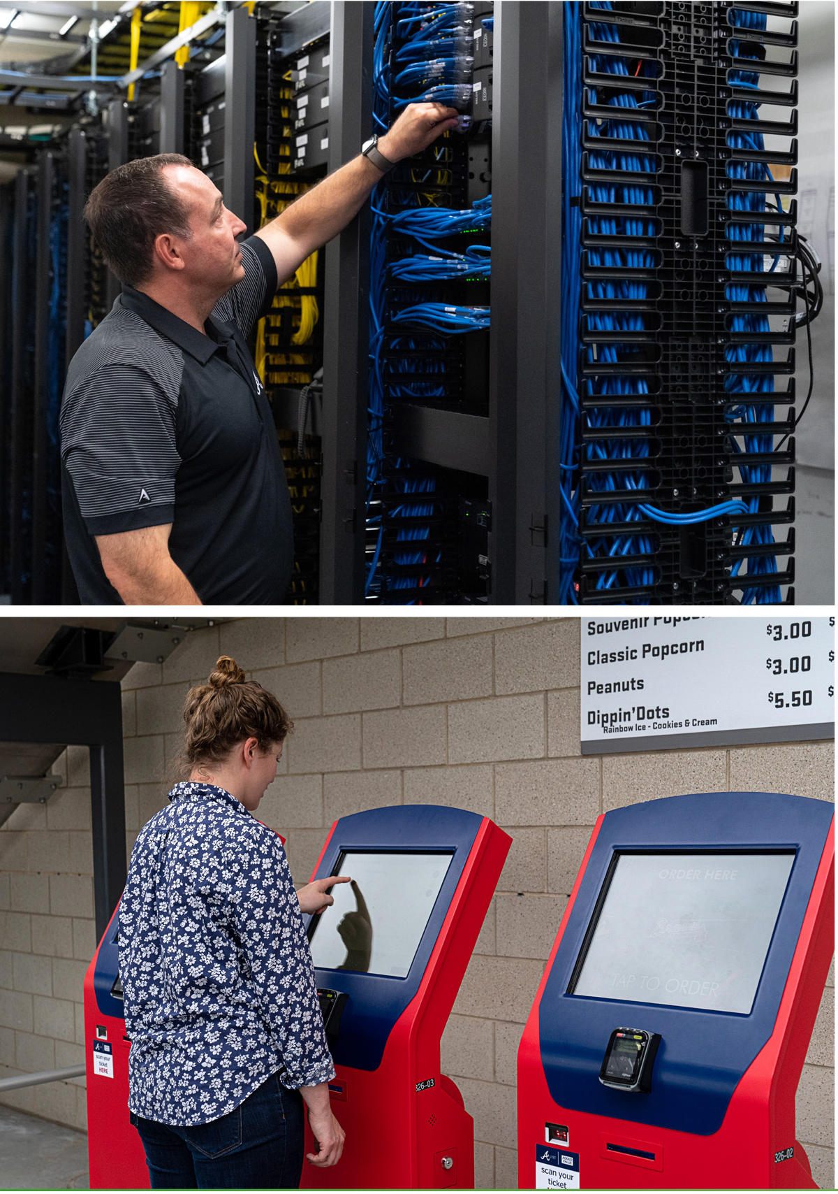 atlanta braves case study data center kiosk