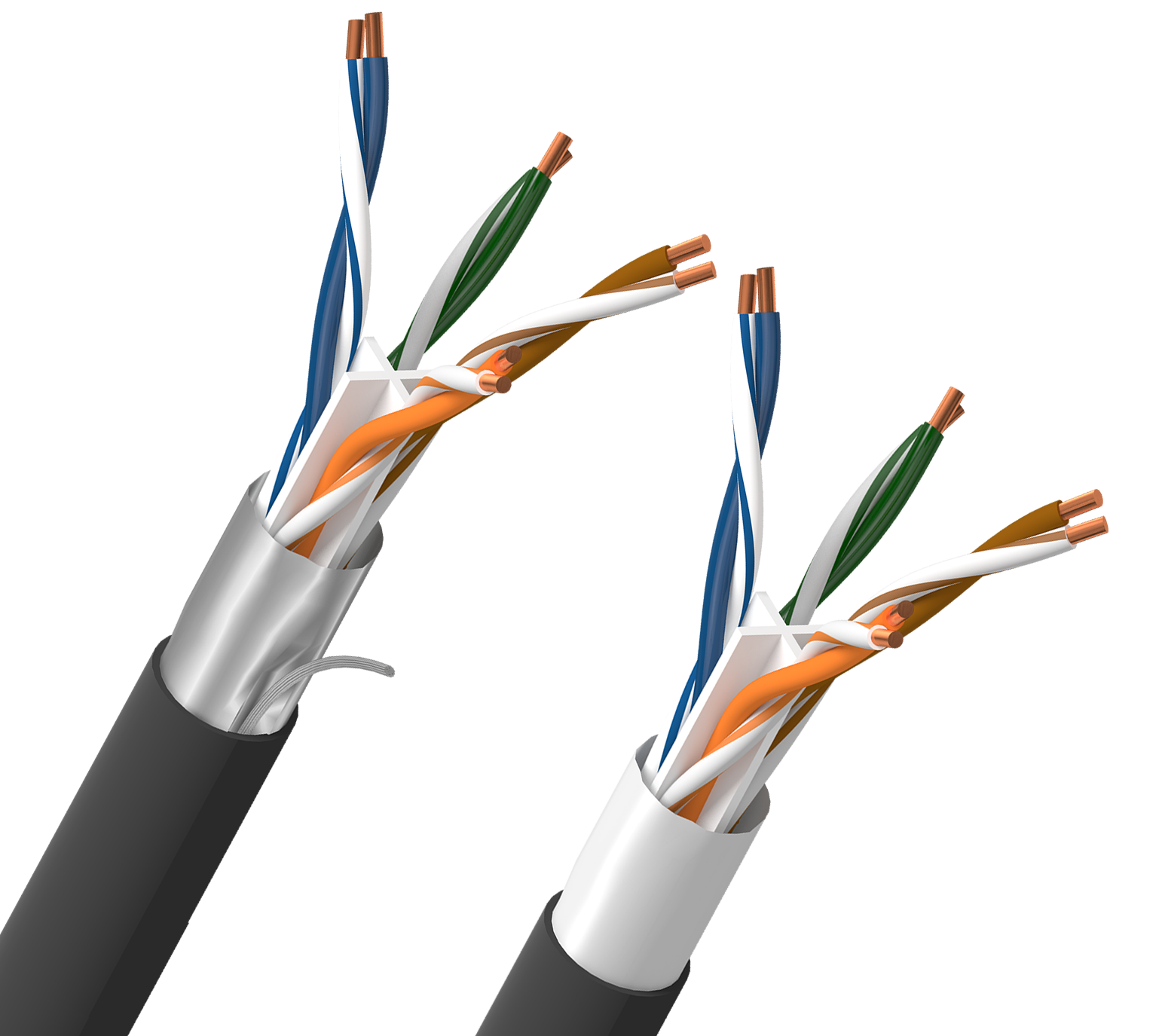 DataTuff® Cat 6A High Flex Industrial Cables
