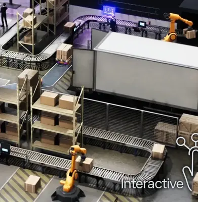 Warehousing & logistics interactive solutions teaser image
