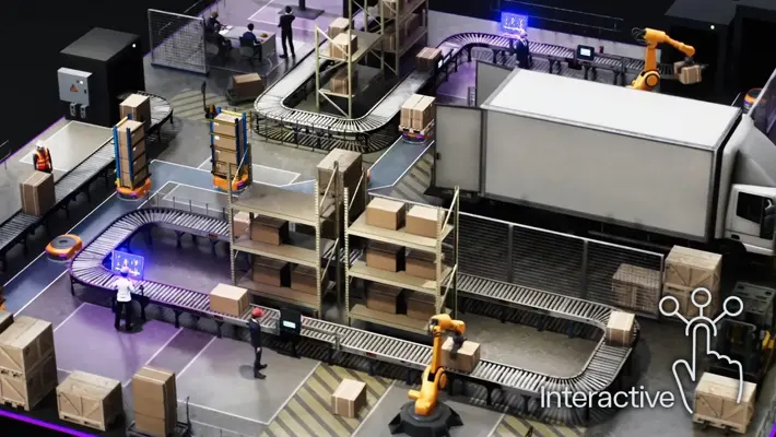 Warehousing & logistics interactive solutions teaser image