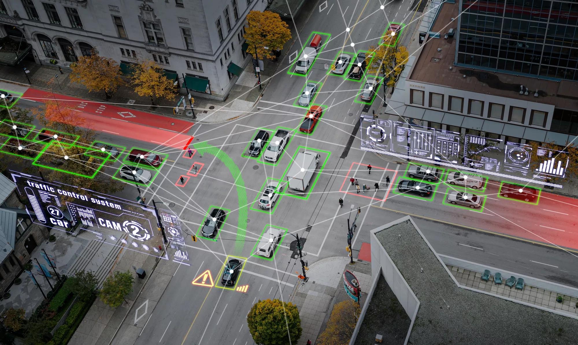 Integrated control system simulation and autonomous driving in smart city