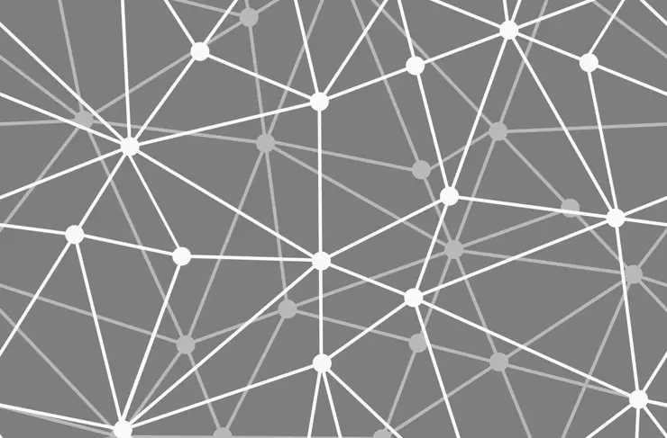 Simple Cyber Grid Connectivity Nodes Background 