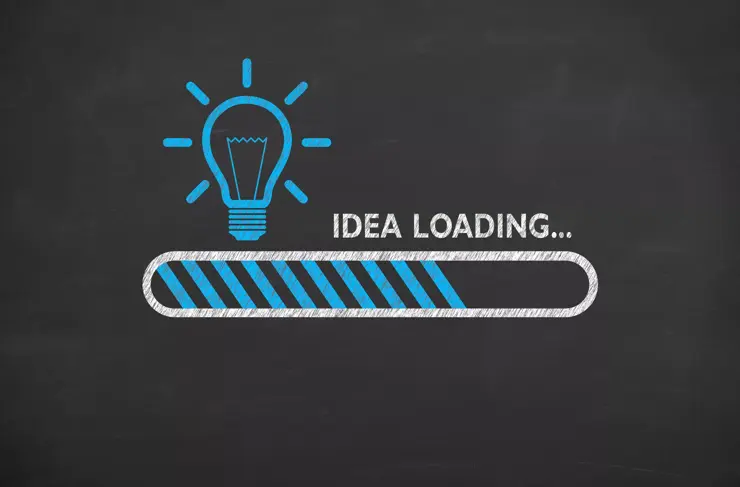 Idea Loading Brainstorming Thinking Concept Image