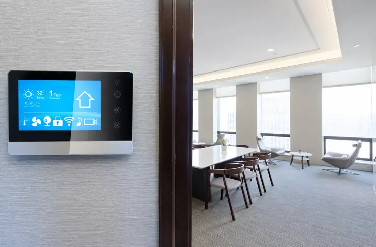 Smart-Building-Environment-Panel-Outside-Conference-Room