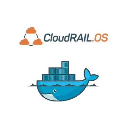 CloudRail.os徽标与鲸鱼作为集装箱船