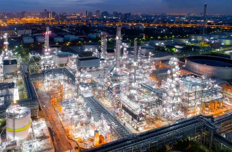 Petrochemical Processing Plan Oil Refinery