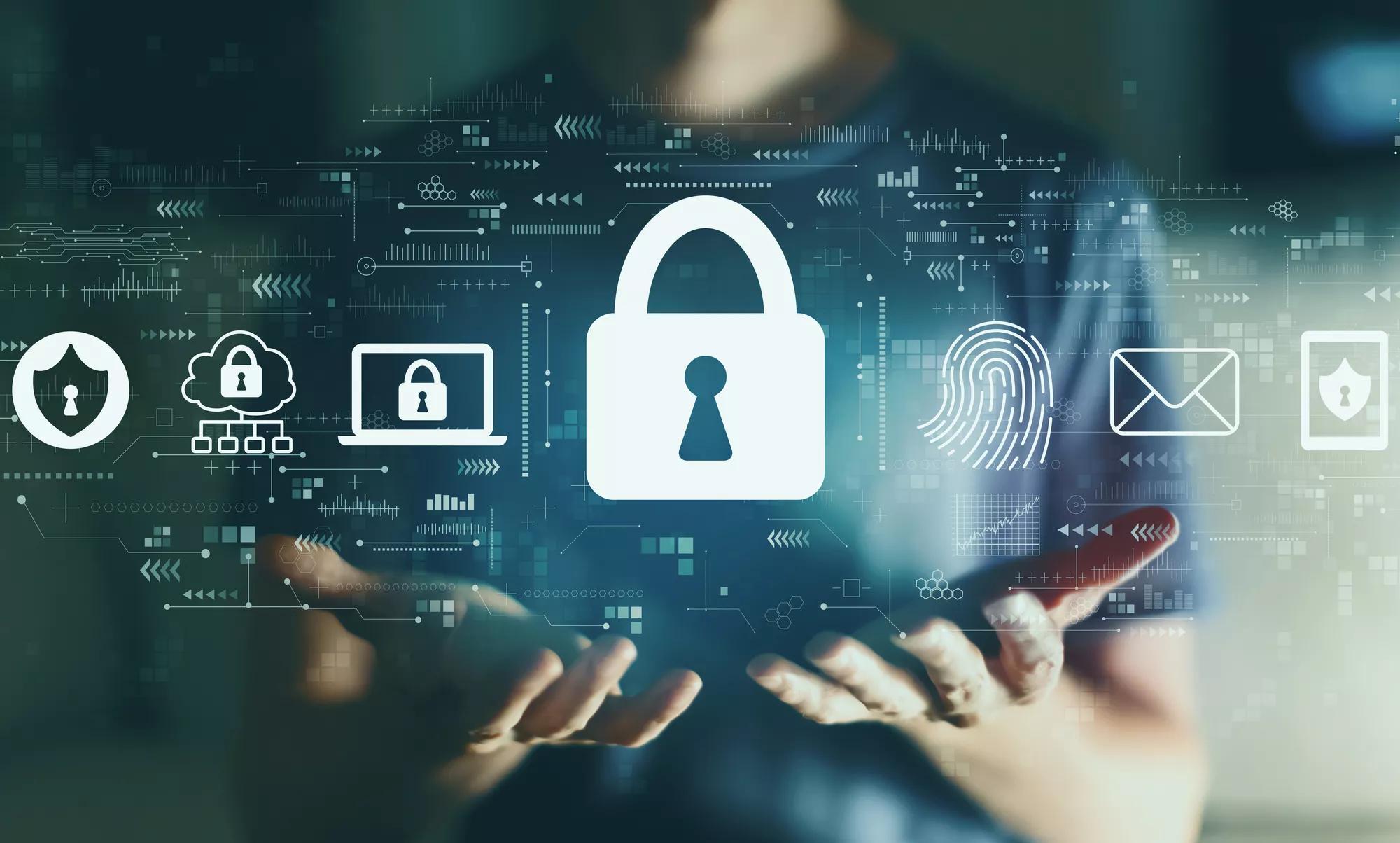 Network security concept image.