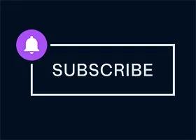 Subscribe to Belden newsletter button vector illustration on black background; Shutterstock ID 1716891454