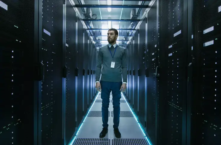 Data-Center-Worker-Controlled-Access-Badge-Server-Enclosures