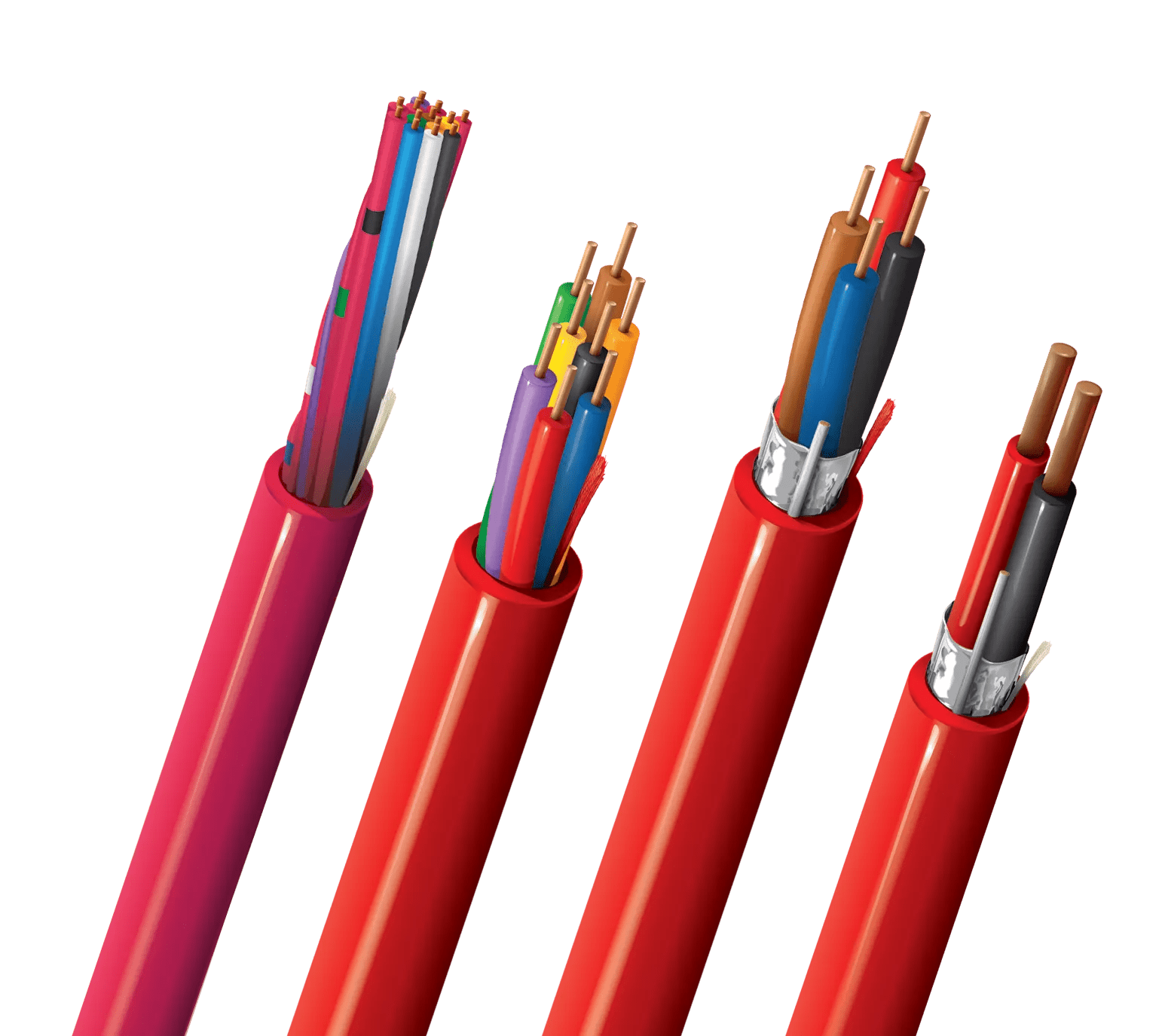 What is fire alarm cable called?