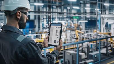 Navigation des Wireless-Einsatzes in der Automobilproduktion