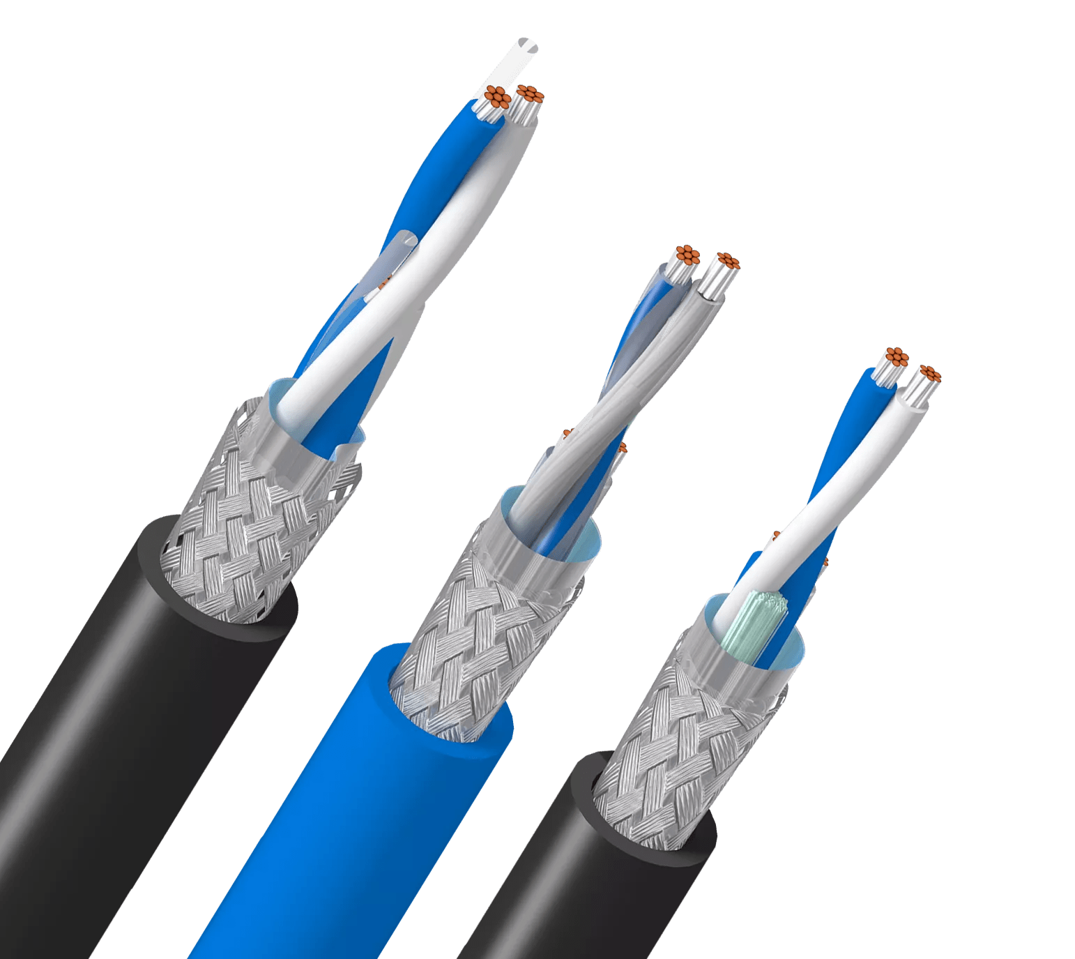 Single Pair Ethernet (SPE) Bulk Cable, 18 AWG Solid, Double Shielded,  SF/TP, PUR Green, 10 Meter