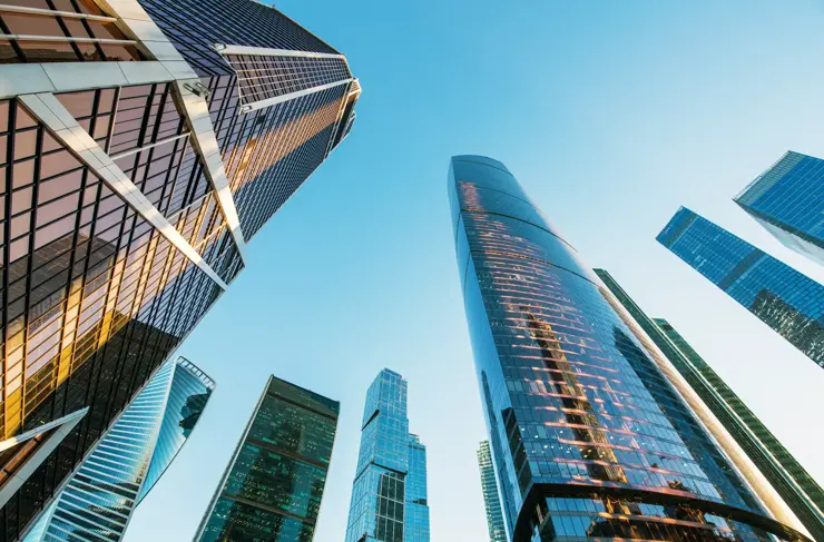 Skyscraper Buildings Modern City 