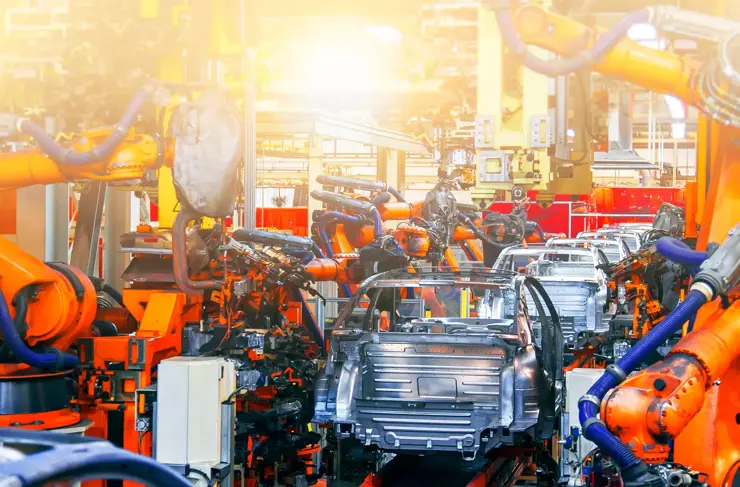 Automotive Manufacturing Assembly Line Robotics