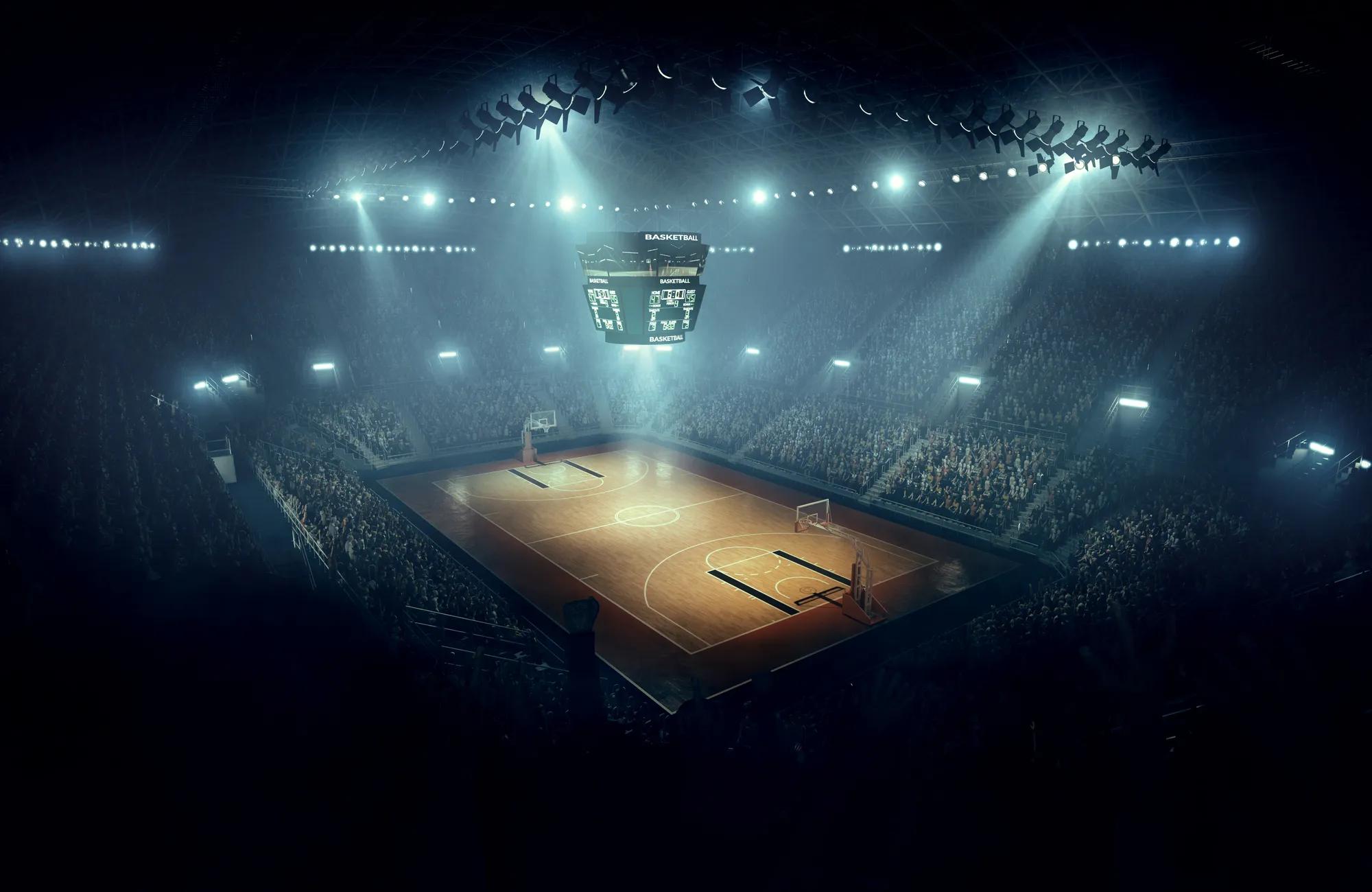 Basketball arena