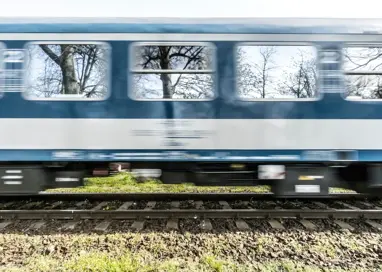 Train en mouvement