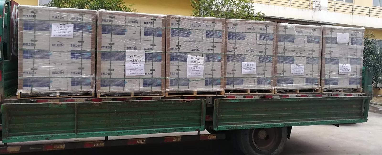 Belden spendet strukturierte Verkabelungsprodukte an Krankenhäuser in Wuhan