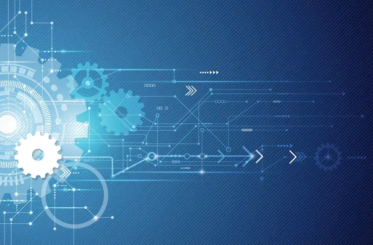Industrial-Internet-of-Things-Gears-Abstract