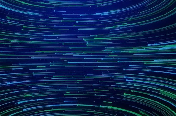 high speed line abstract technology background digital fiber hi tech concept