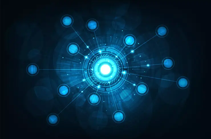 Network of communication systems.