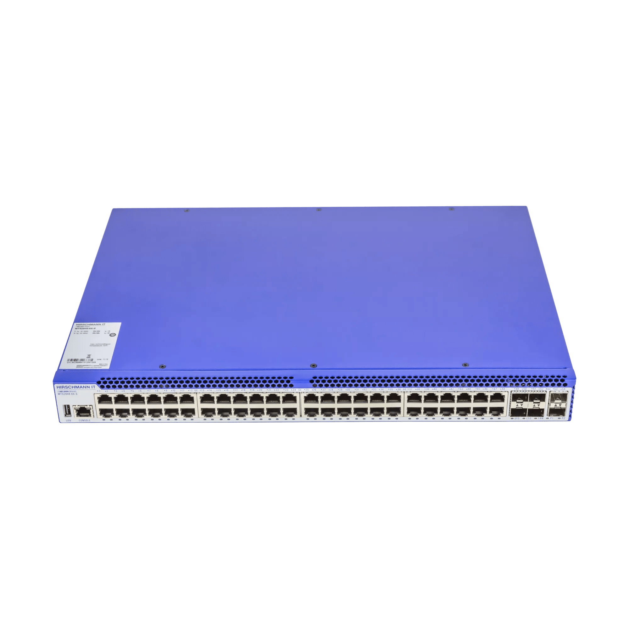 Commutateur Ethernet administrable série 2800 MAMMATHUS, vue de dessus