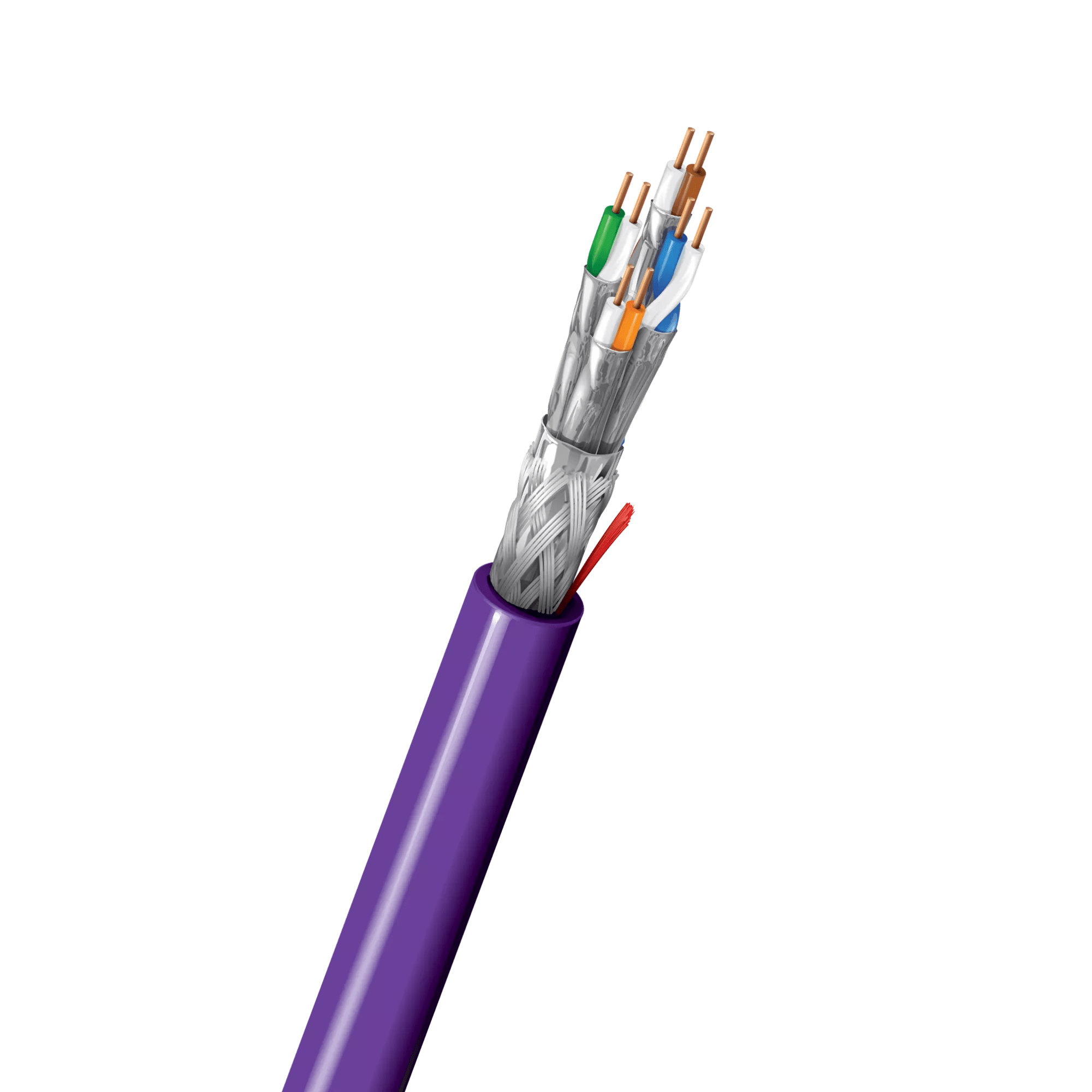 Belden Cat7 Ethernet Cable, S/FTP, Grey LSZH Sheath, 500m, Low Smoke Zero  Halogen (LSZH)