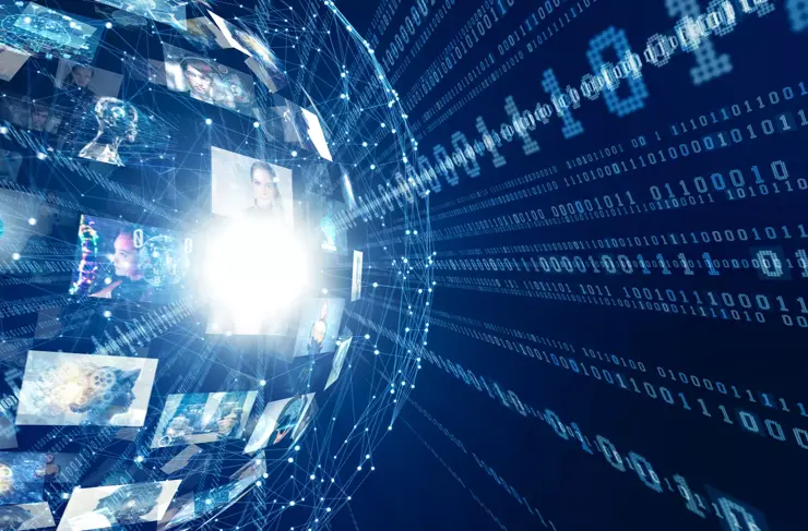 Digital transformation concept.