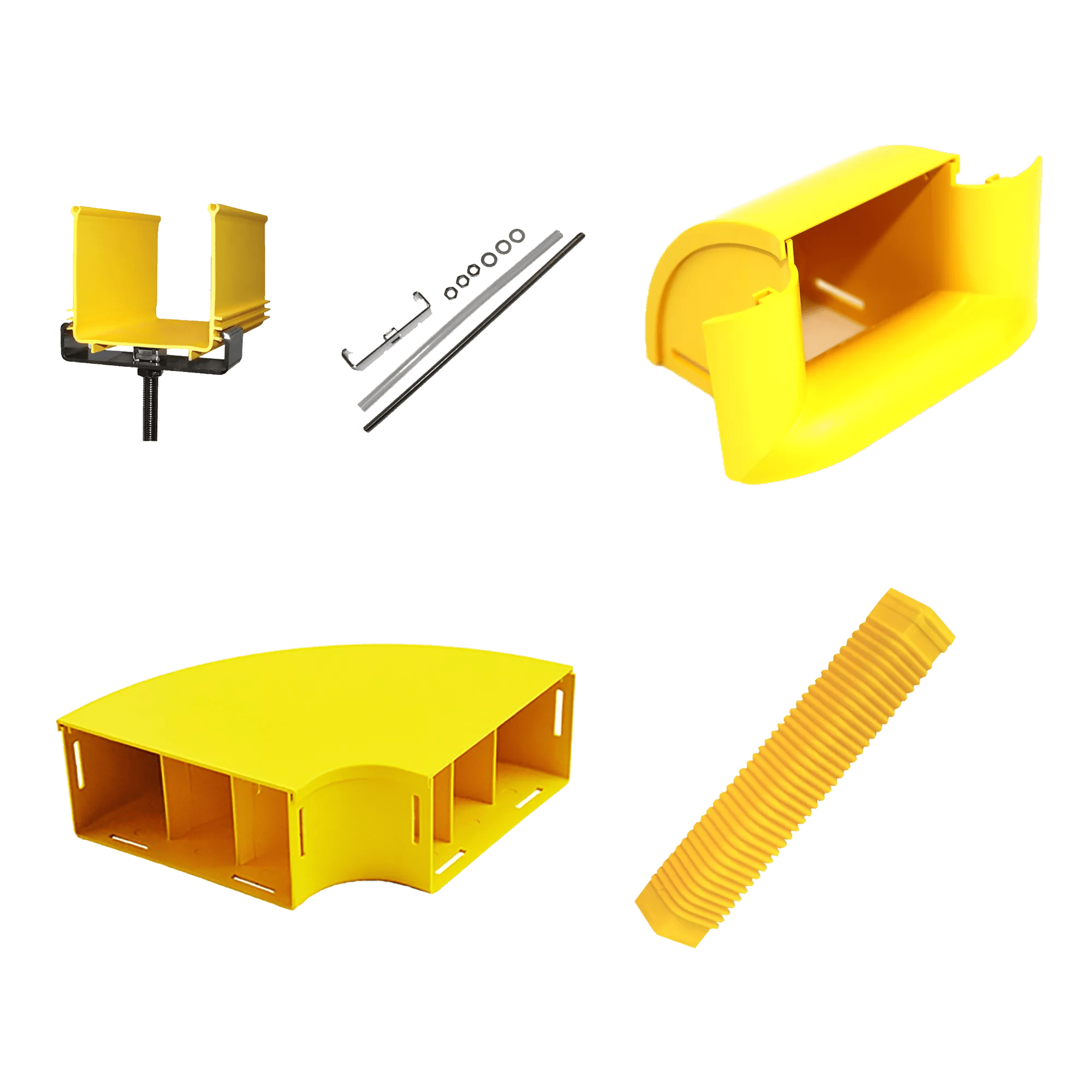 2x2' Open Slot Wiring Cable Raceway Duct - Cable Routing Solutions