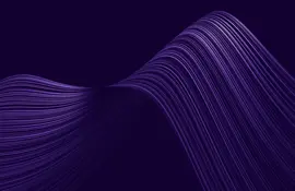 Dark purple streak waves on purple background