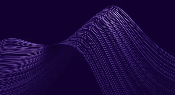 Dark purple streak waves on purple background