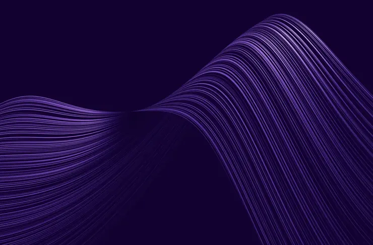 dark purple streak waves on purple background