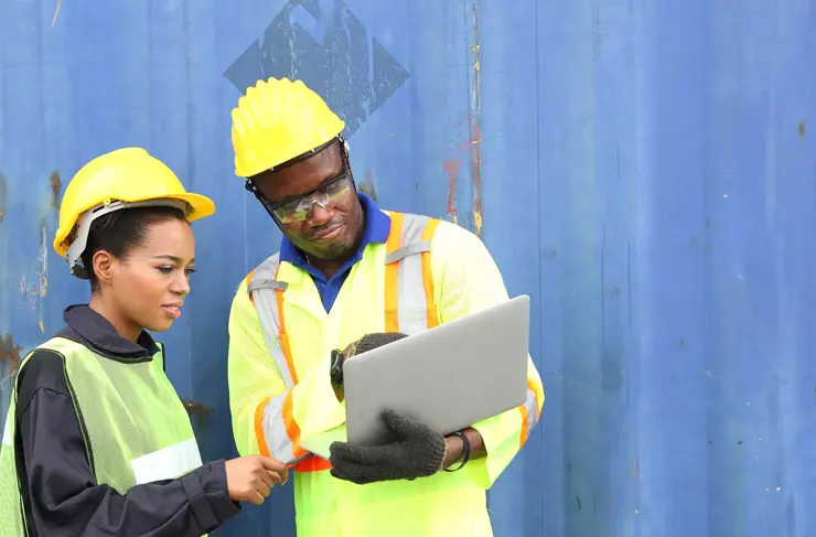 Construction Workers on Site