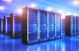 Clean multi teant ecosystem data center with multpiple cabinets 